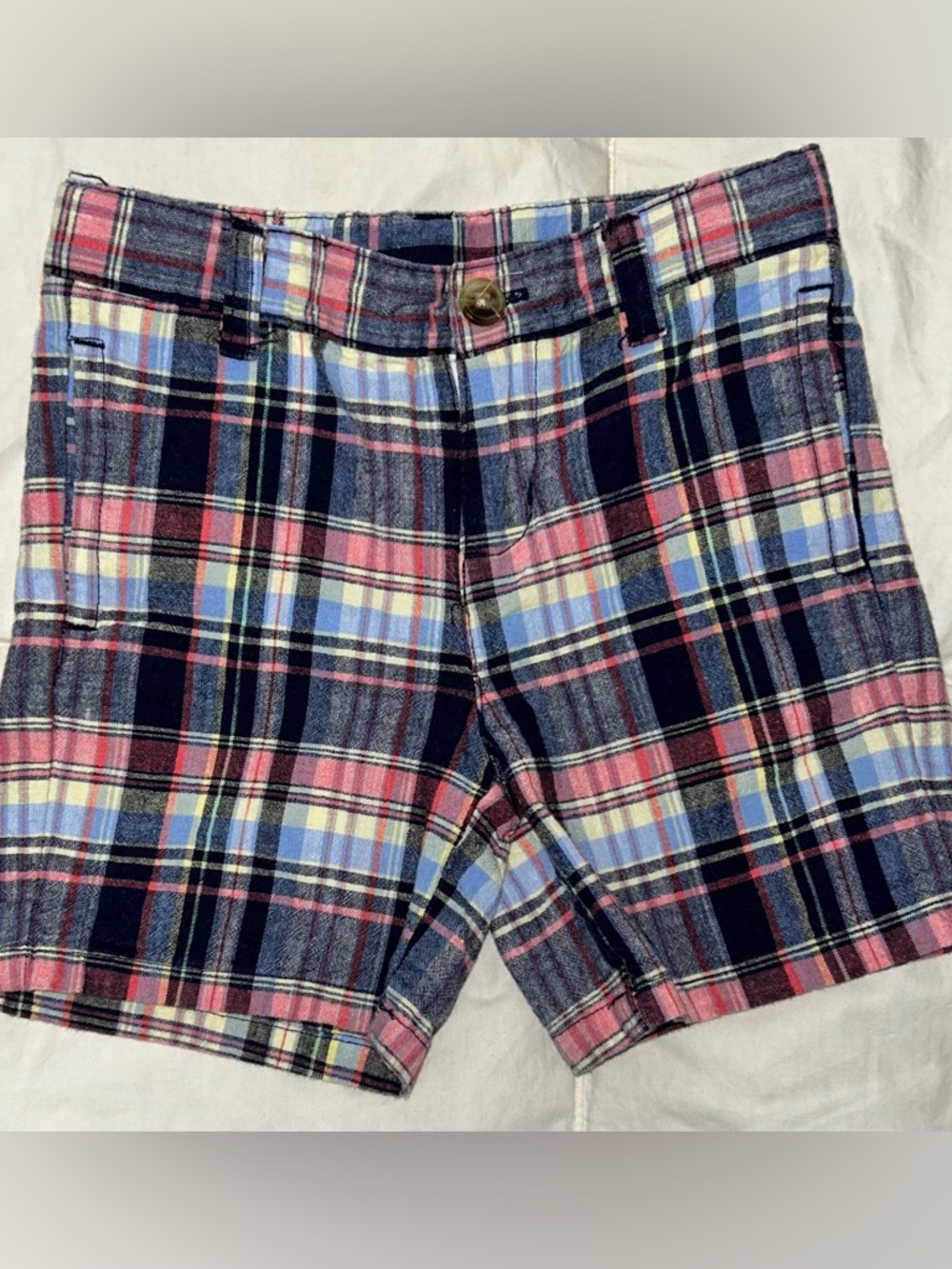 Janie and Jack plaid shorts sz 3 EUC smoke free home